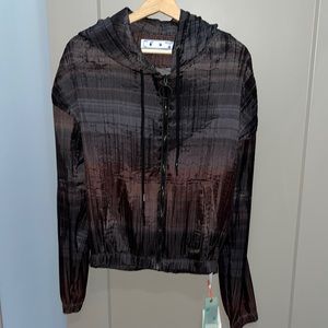 Off-White plisse hoodie